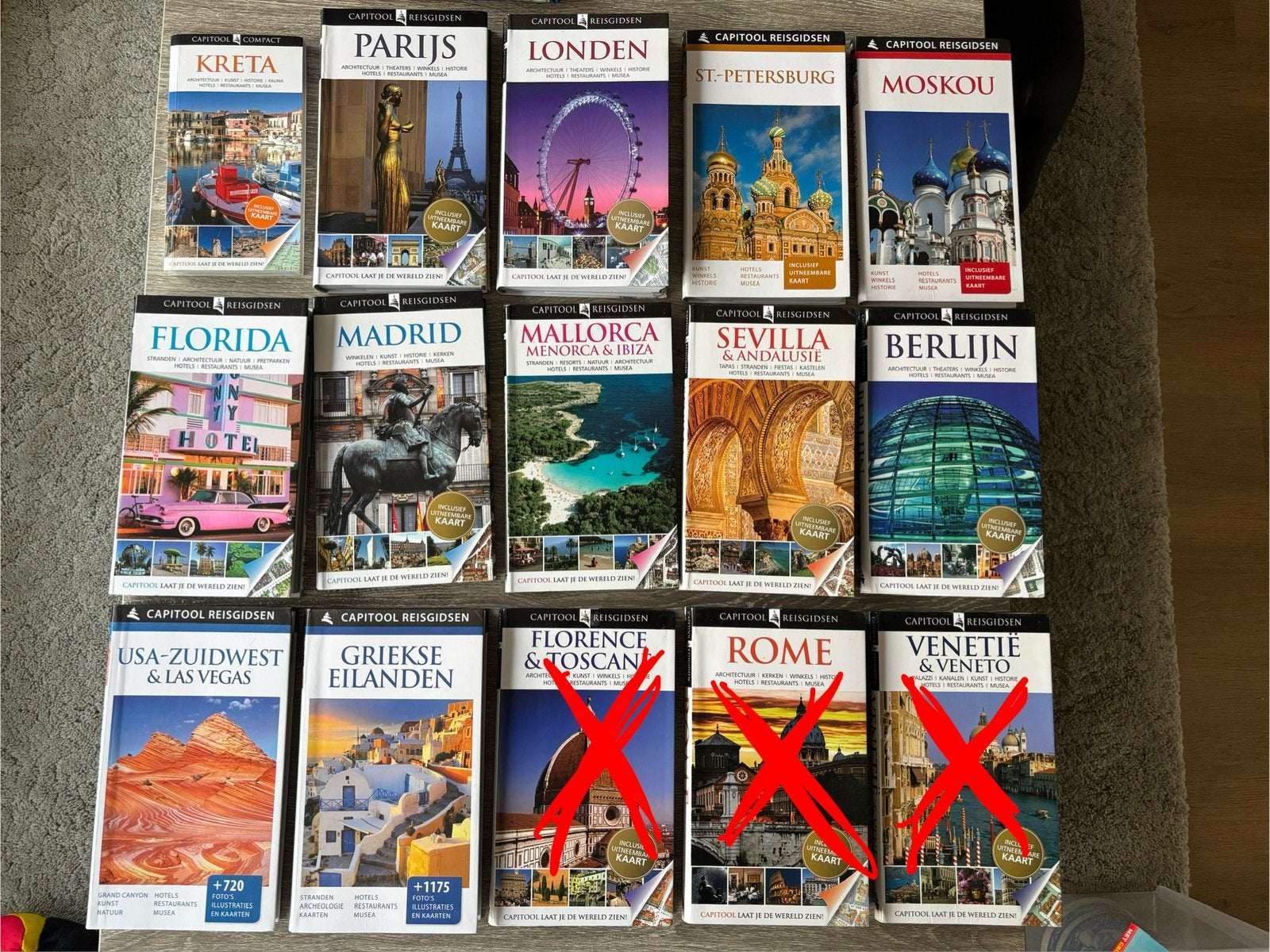 Capitool Reisgidsen - Diverse bestemmingen, Boeken, Ophalen, Capitool, Europa, Zo goed als nieuw