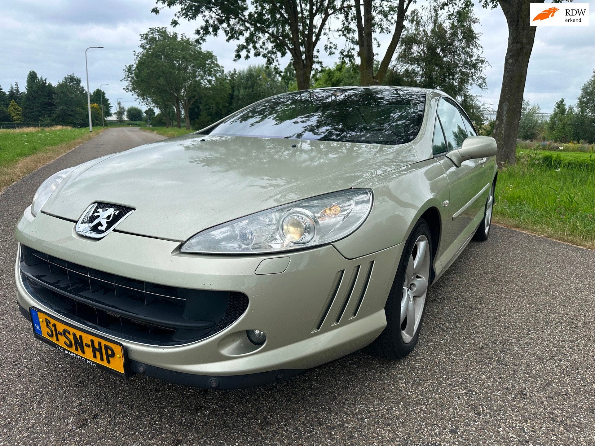 Peugeot 407 Coupé 3.0-24V Féline|automaat lees tekst, Auto's, Peugeot, Dealer onderhouden, Gebruikt, Zwart, 2946 cc