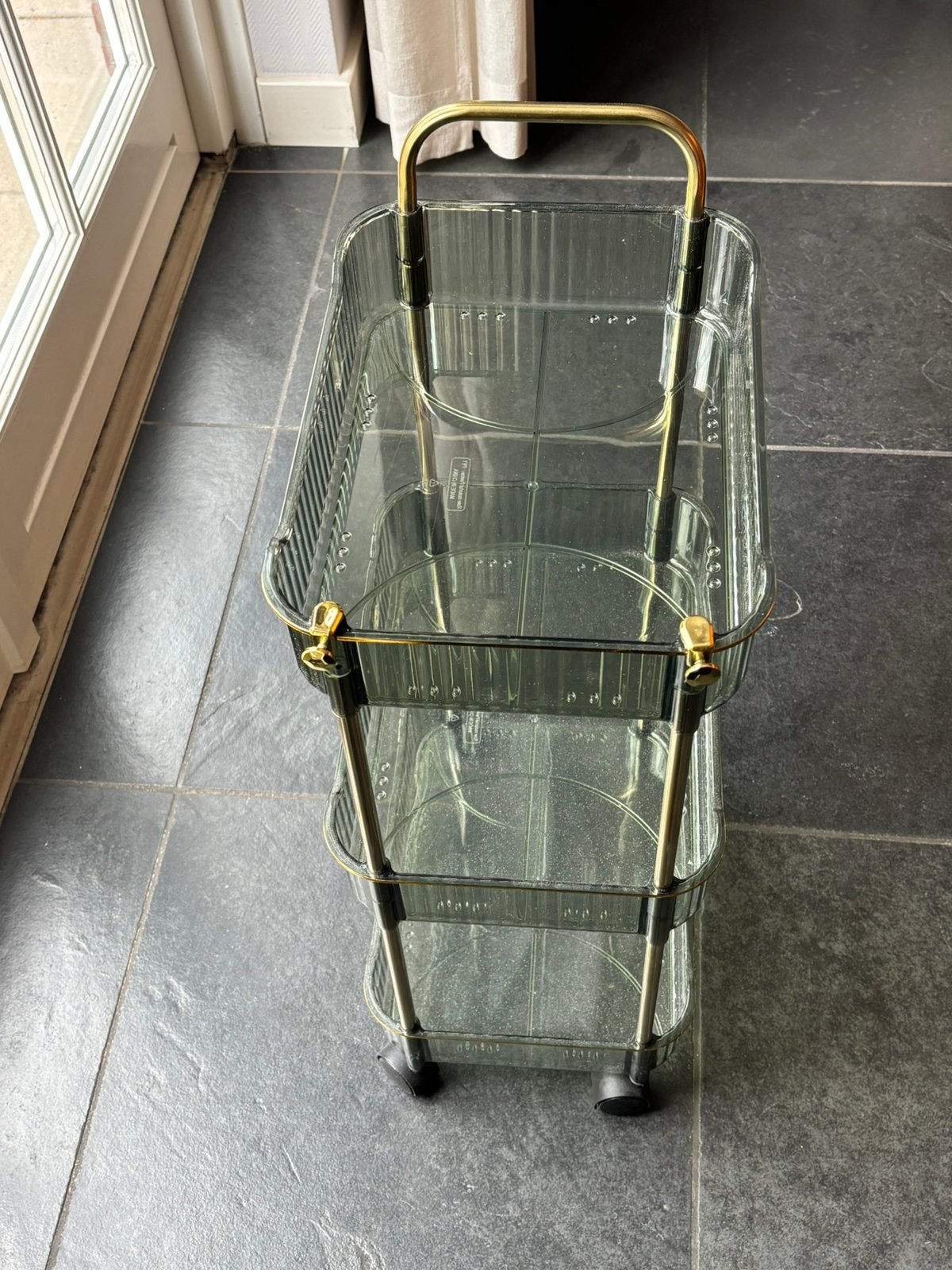 Mooie serveerwagen/trolley met 3 lagen, Meerkleurig, Nieuw, Kunststof, Ophalen of Verzenden