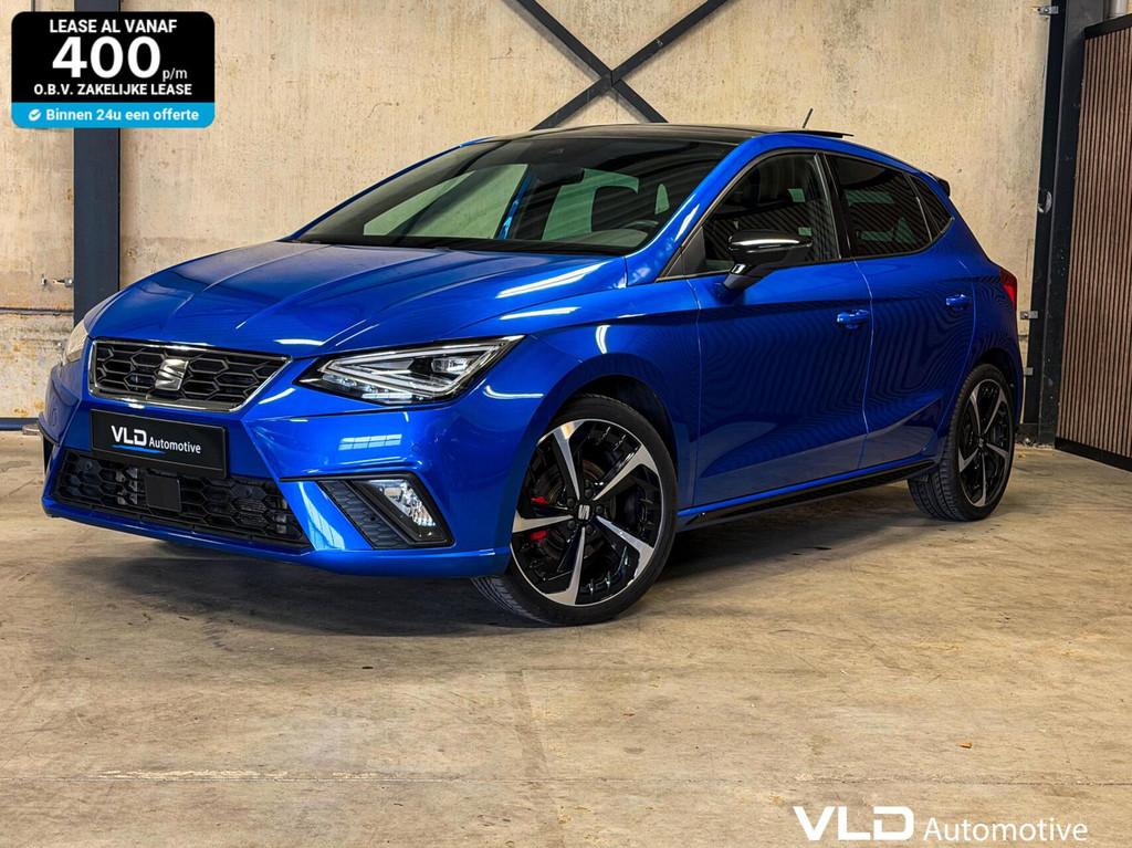 Seat Ibiza 1.0 TSI FR LED PANO BEATS CAM CARPLAY ALCANTARA, Gebruikt, Blauw, Ibiza, 3 cilinders