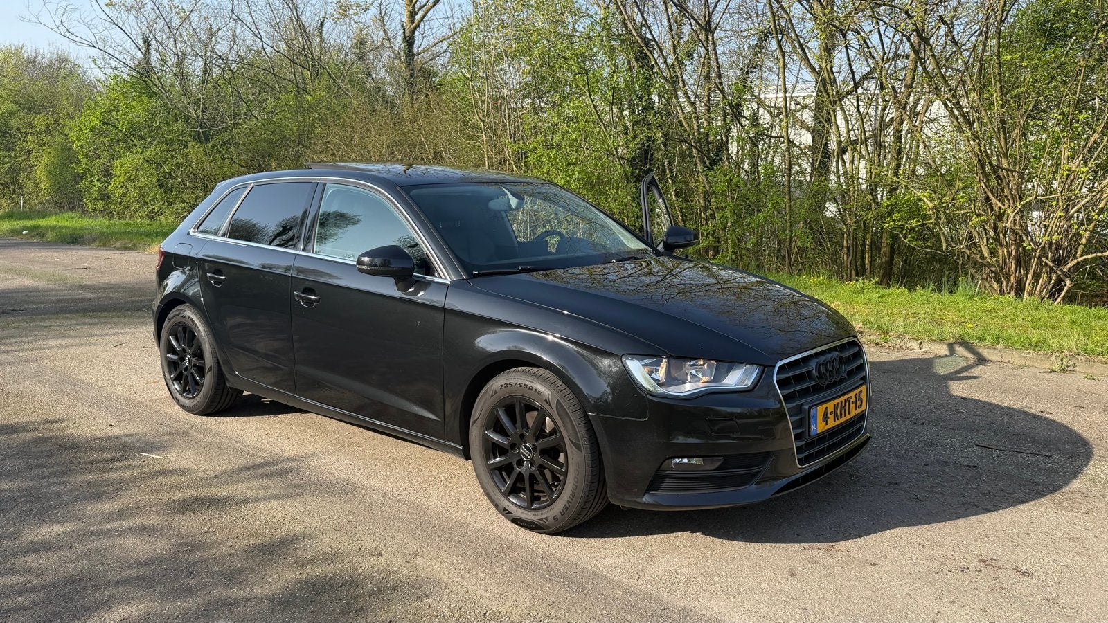 Audi A3 1.4 Tfsi 90KW Sportback S-tronic 2013 Zwart, Auto's, Origineel Nederlands, 1395 cc, 650 kg, Particulier