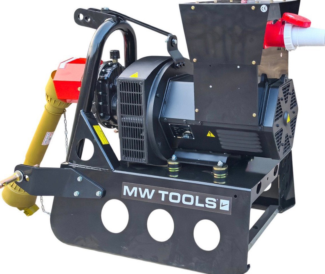 Tractorgenerator 40 kW / 50 kVA 3x400V met aftakas MW Tools, Ophalen, Nieuw