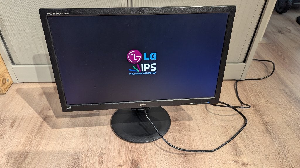 LG Flatron IPS231P-BN 23" HD beeldscherm, Gebruikt, IPS, Full HD, Ophalen of Verzenden