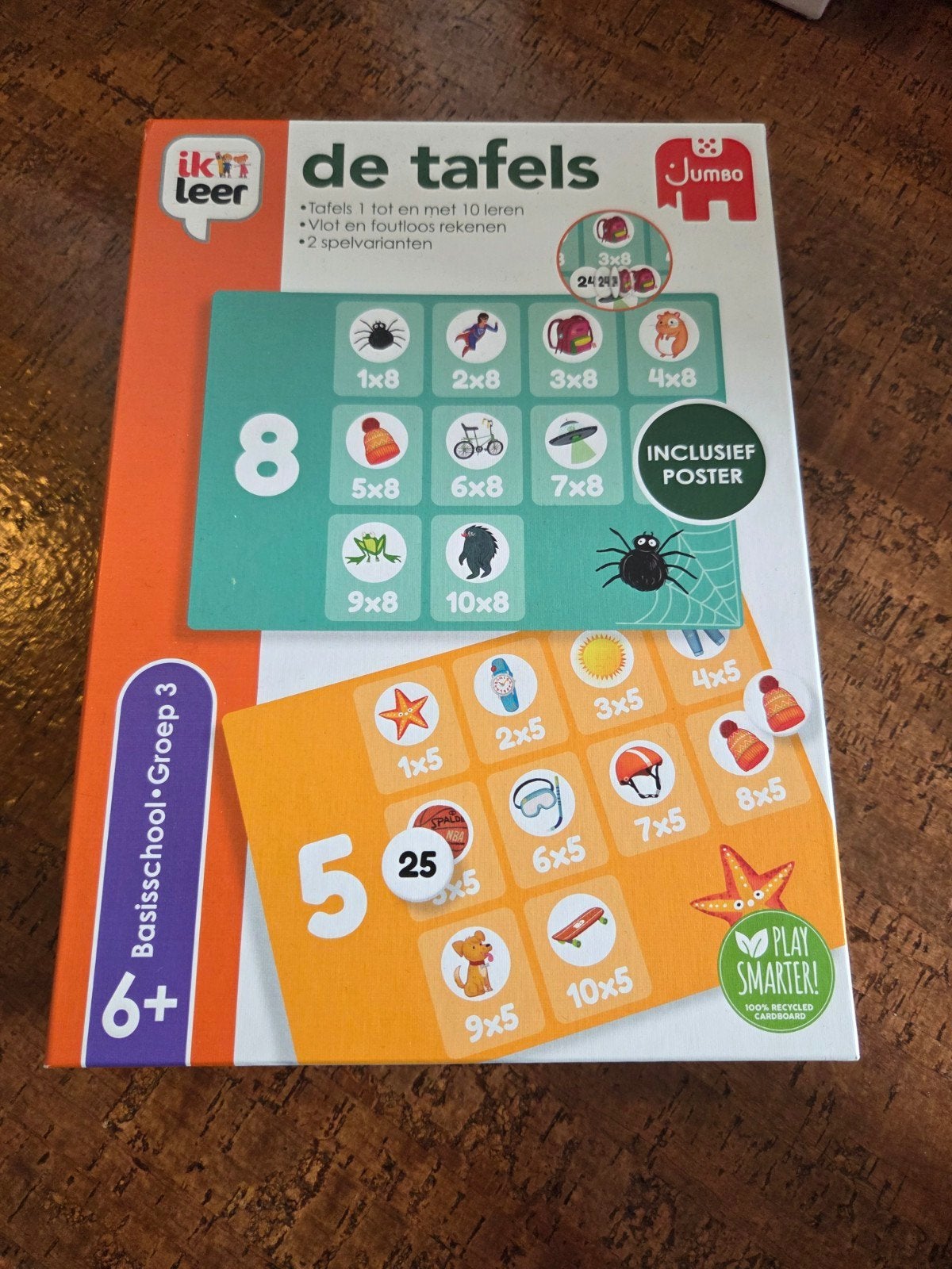 Jumbo Ik Leer: De Tafels - Educatief Rekenspel, Hobby en Vrije tijd, Een of twee spelers, Ophalen of Verzenden, Zo goed als nieuw