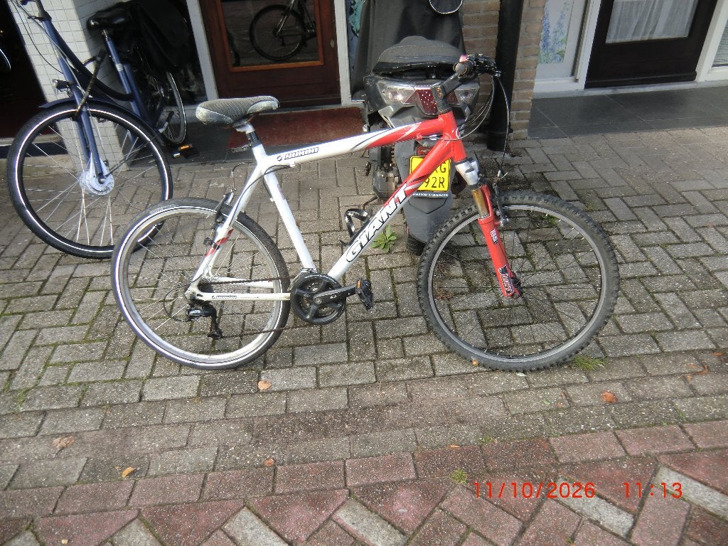 GIANT grote jongens (heren)fiets,28 inch,Hand rem en 24x ver, Fietsen en Brommers, Gebruikt, Velgrem, Giant, Handrem