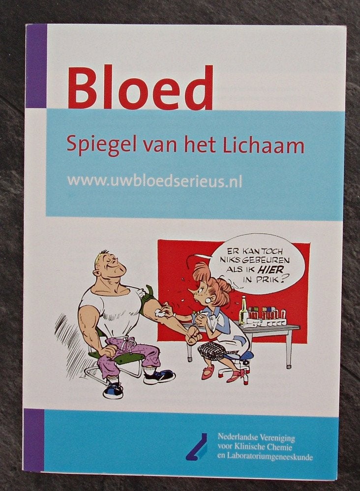 Folder Bloed - Tekeningen Daan Jippes Danier, Verzenden, Overige figuren, Nieuw, Overige typen
