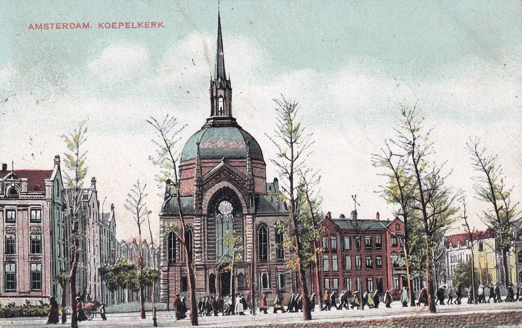 Amsterdam Koepelkerk, Verzenden, Voor 1920, Gelopen, Noord-Holland