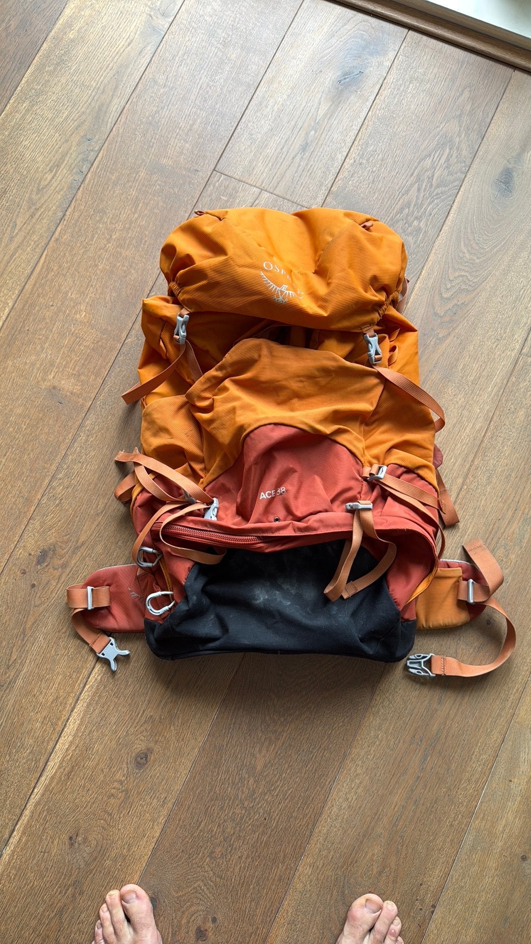 Nette Osprey rugzak 38 liter, Ophalen of Verzenden, Zo goed als nieuw, Rugzak