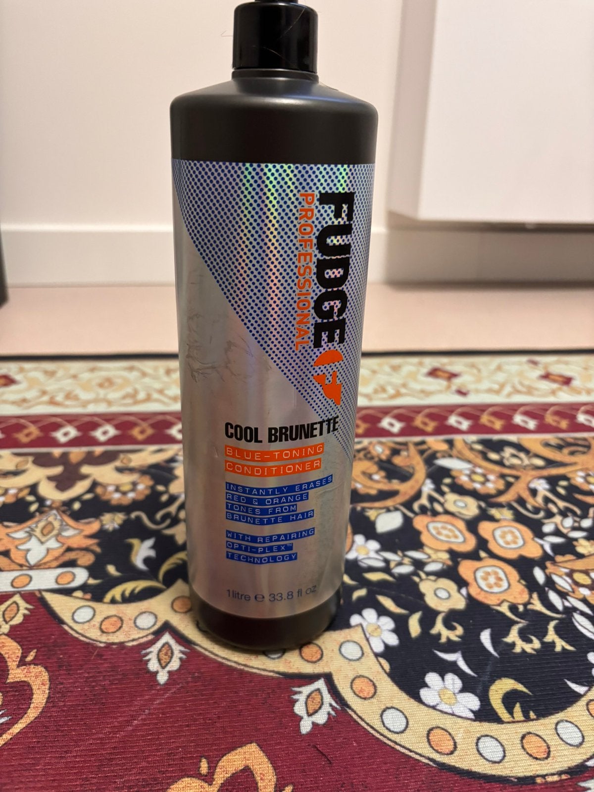 Fudge Cool Brunette Blue-Toning Conditioner 1 liter, Ophalen of Verzenden, Zo goed als nieuw, Shampoo of Conditioner