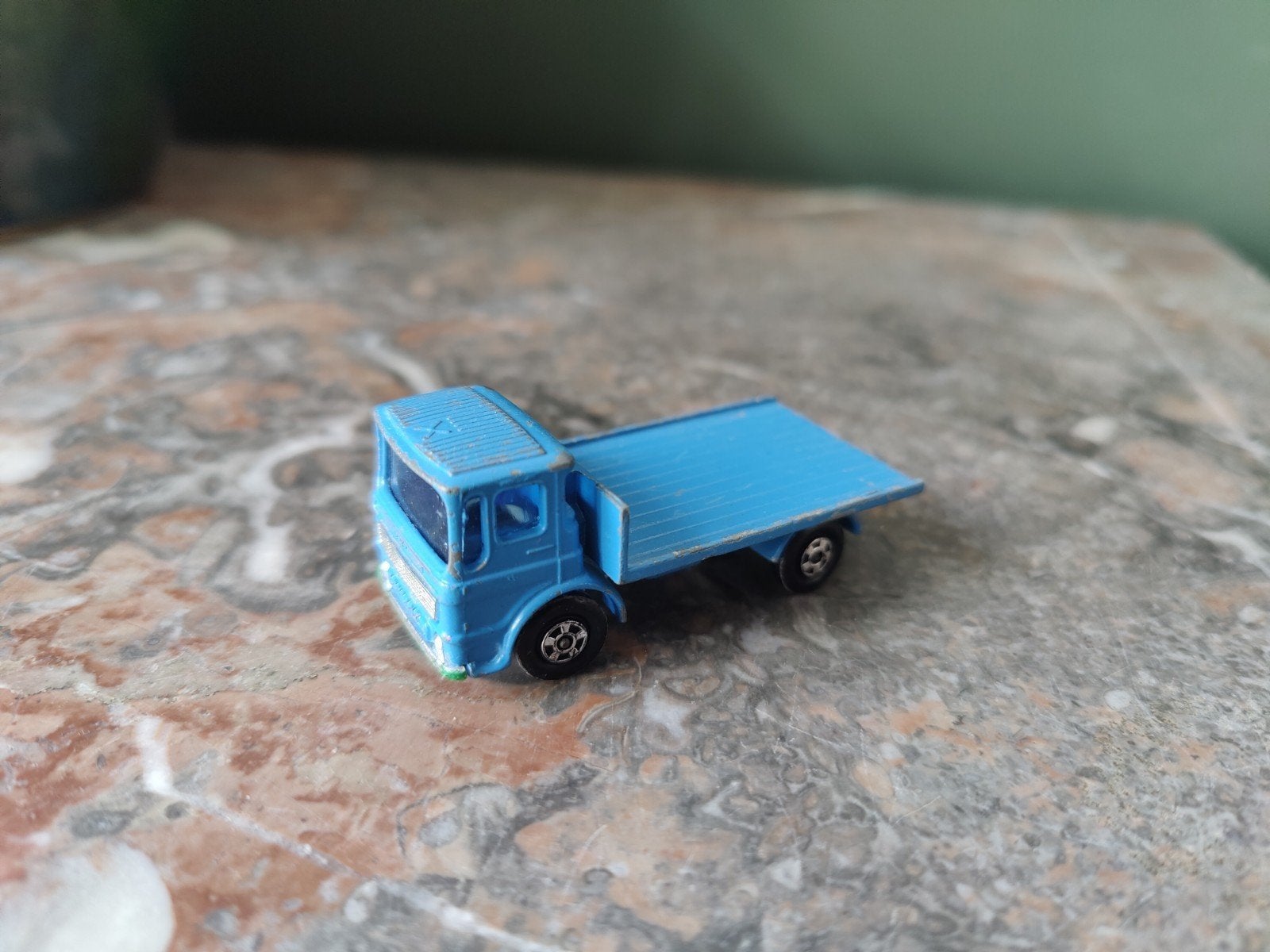 Matchbox Leyland site hut Truck BLAUW, Ophalen, Nieuw, Bus of Vrachtwagen