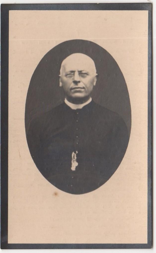 pastoor Oscar Tirez 1865 Wannegem + 1935 Kuesselare, 70 jr, Verzenden