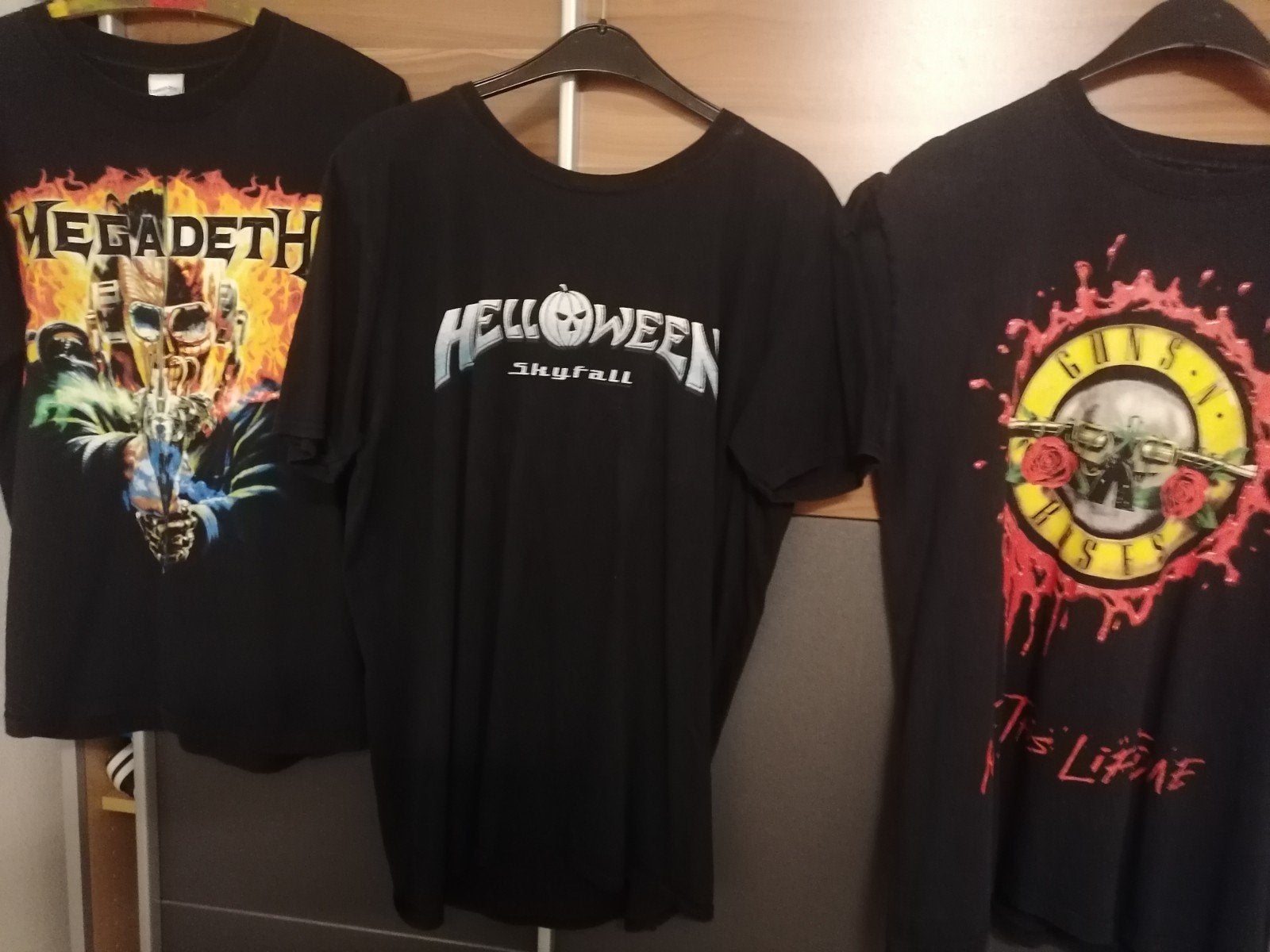 Metal shirts L en XL, Ophalen of Verzenden, Gedragen, Maat 56/58 (XL), Zwart