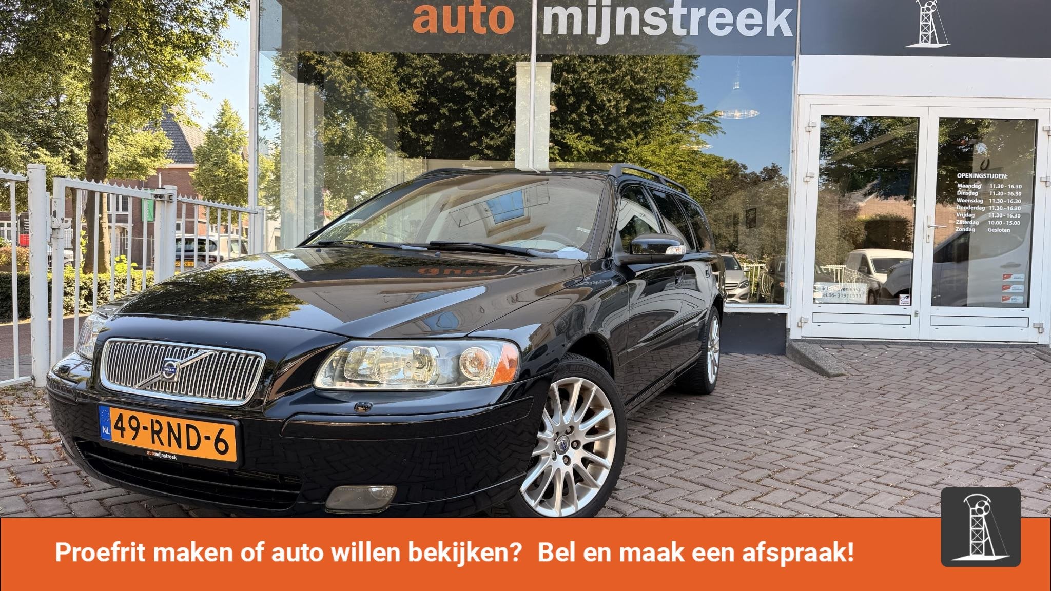 Volvo V70 2.4 Edition II Sport | Volledig onderhouden | Trek, Voorwielaandrijving, Zwart, 1470 kg, 170 pk