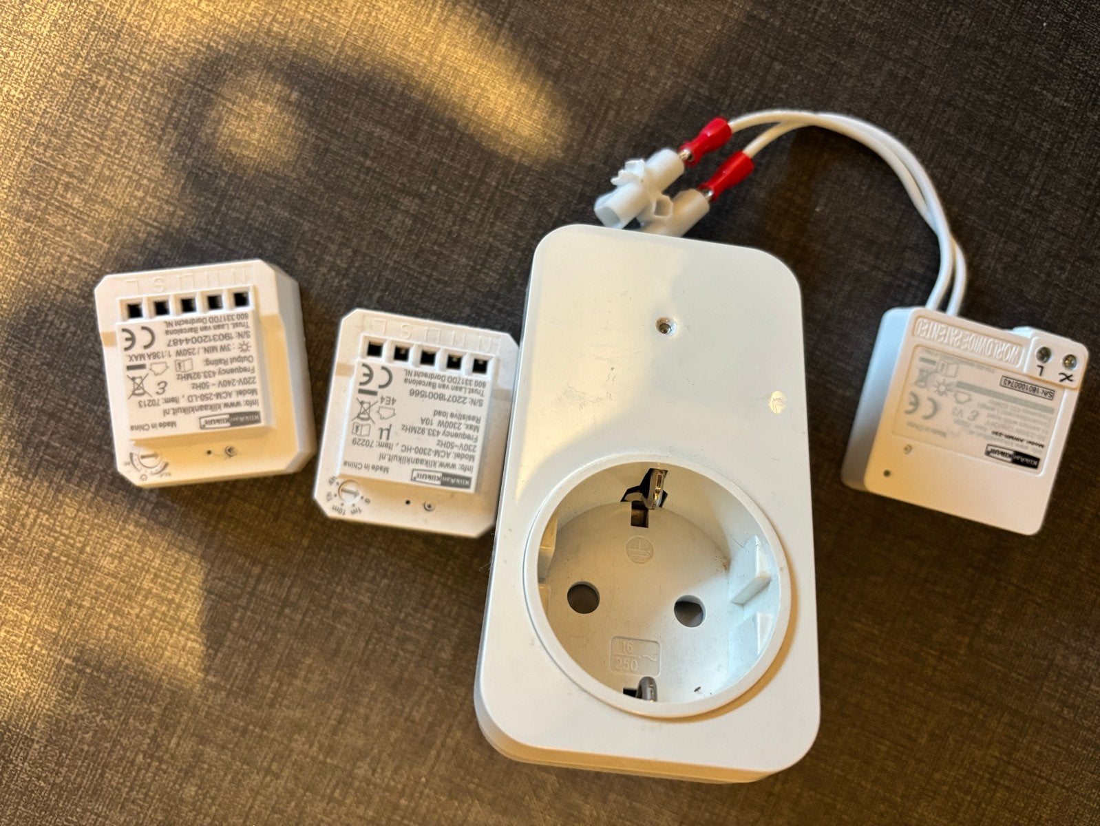 Kikaanklikuit set: bewegingssensor, dimmers, schakelaars, Ophalen of Verzenden, Gebruikt, Overige merken, Dimmer