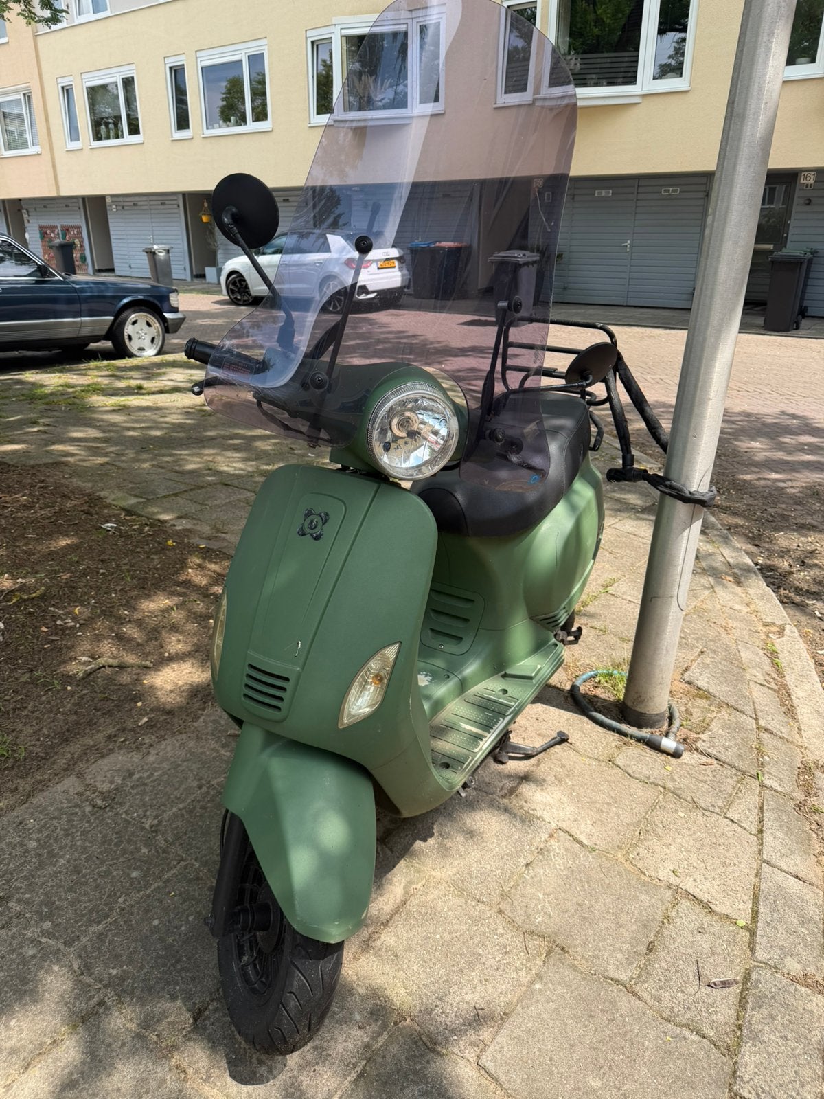 Scooter leger groen, agm, Gebruikt, Benzine, Ophalen, Overige merken