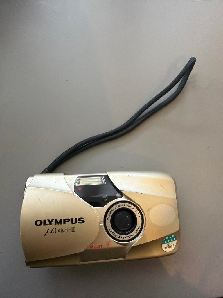 Olympus mju II All Weather Compact Camera, Ophalen of Verzenden, Gebruikt, Compact, Olympus