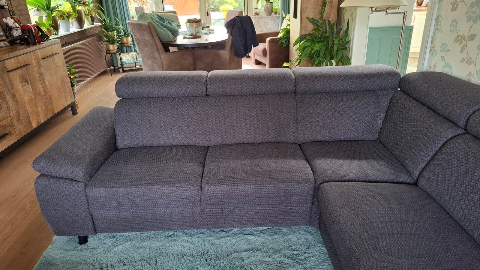 Hoekbank Riga 2.50 x 3.00 meter met lichte schade, Ophalen of Verzenden