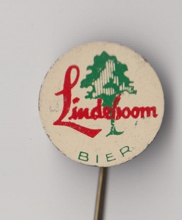Lindeboom Bier wit logo speldje, Verzamelen, Gebruikt, Niet vindbaar, Niet vindbaar, Speldje of Pin