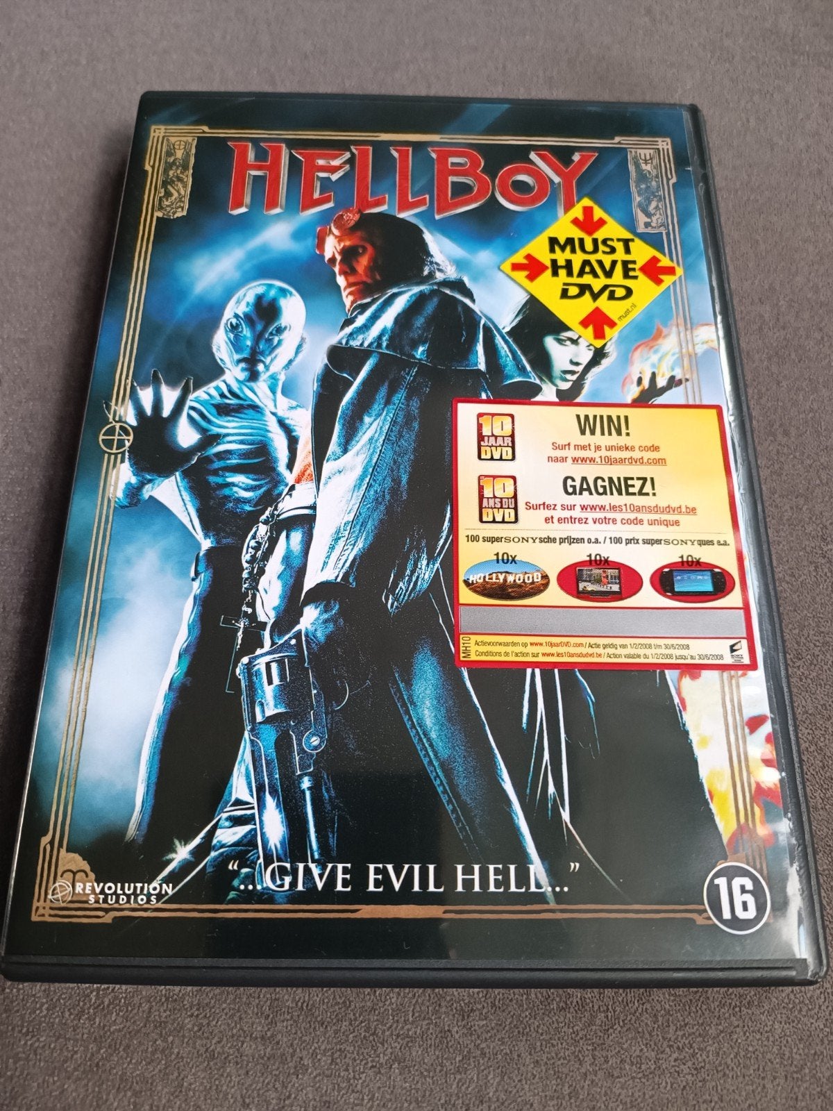 Hellboy - dvd, Alle leeftijden, Ophalen of Verzenden, Zo goed als nieuw, Overige genres