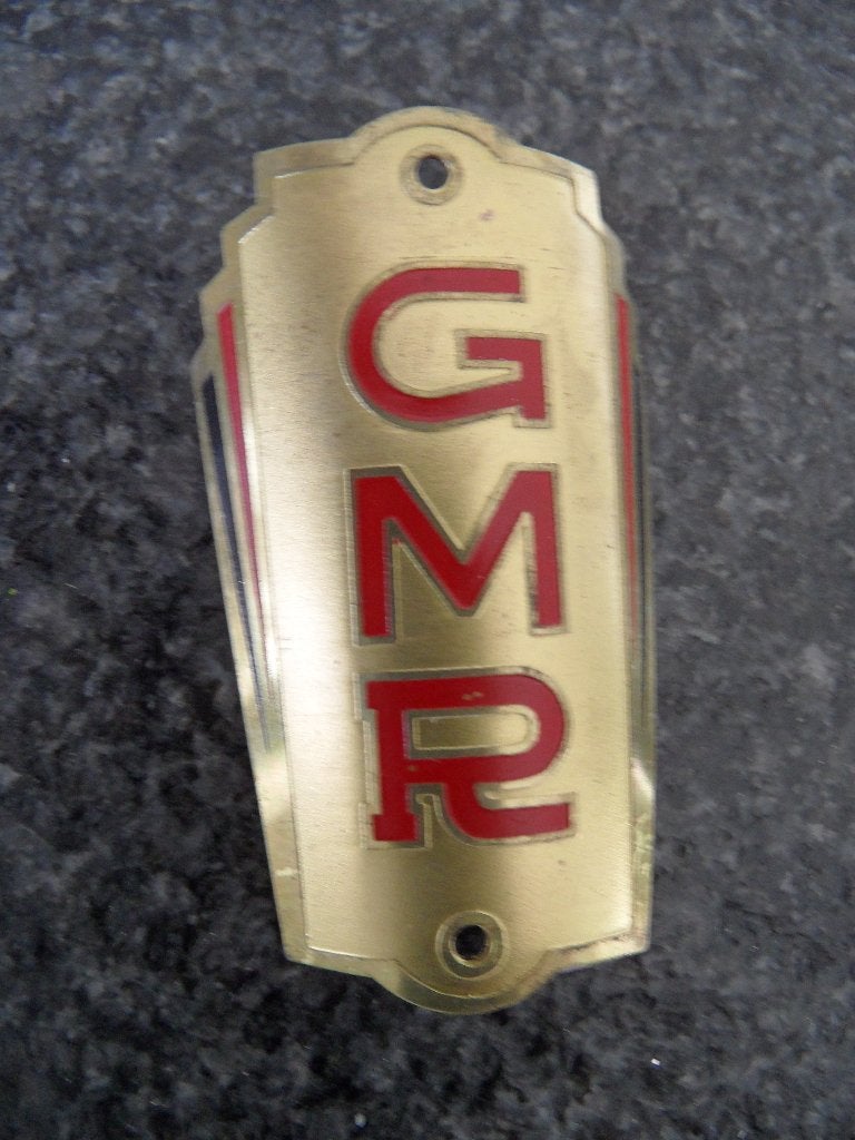 GMR oldtimerrijwiel Nieuw Amsterdam balhoofdplaat, messing, Verzenden, Zo goed als nieuw, Gebruiksvoorwerp