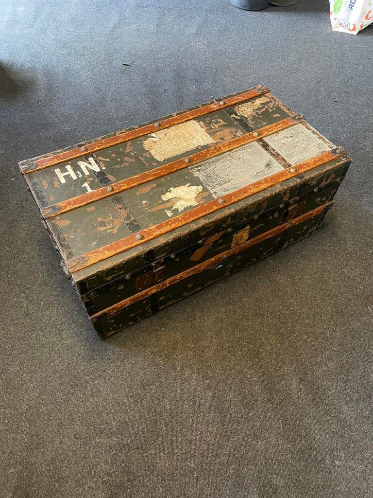 Mooie vintage reiskoffer, Ophalen