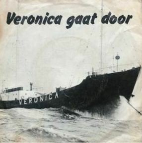 Veronica gaat door - Single, Cd's en Dvd's, Gebruikt, 7 inch, Ophalen of Verzenden, Pop