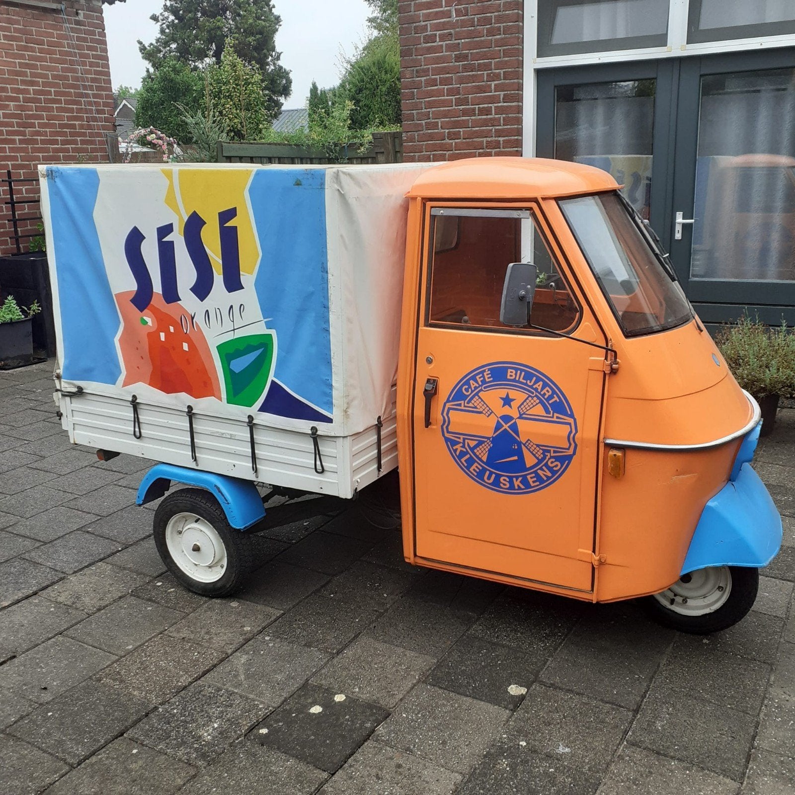 Unieke Vespa Ape 50 - Sisi reclame voertuig, Ophalen, Gebruikt, Maximaal 45 km/u, Vespa