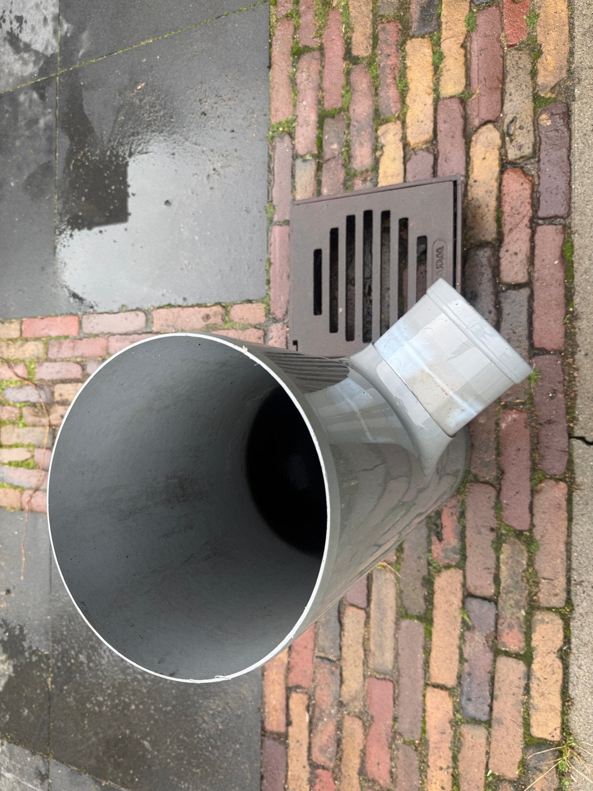 Tegelpadkolk 66cm hoog met Wavin putdeksel 30x30cm, Ophalen, Nieuw, Minder dan 2 meter, 80 mm of meer