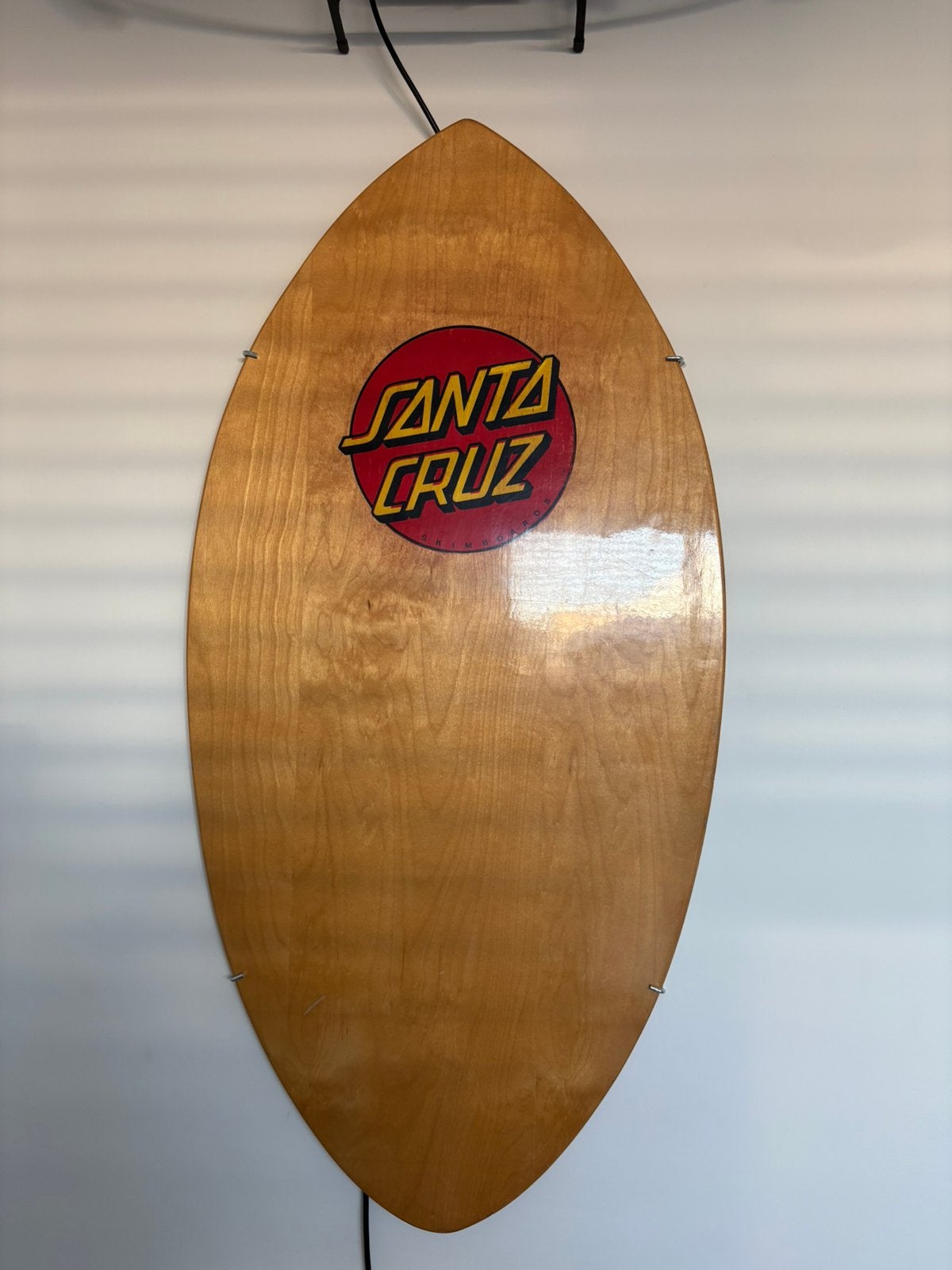 Vintage Santa Cruz houten skimboard groot klassiek logo, Muziek en Instrumenten, Ophalen, Zo goed als nieuw, Trommel