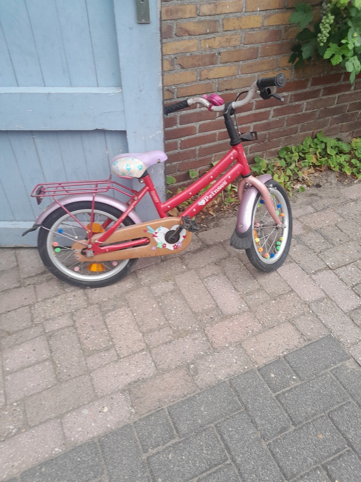 Loekie meiden fietsje, Ophalen, Gebruikt, Minder dan 16 inch