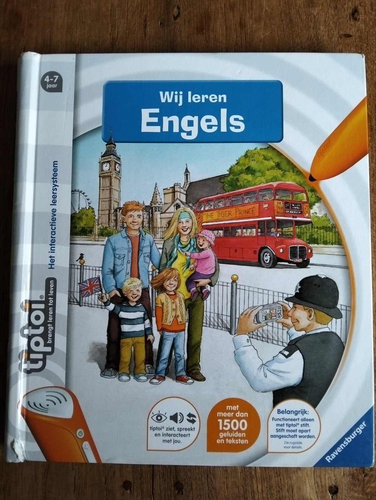Tiptoi Wij Leren Engels - Interactief Leersysteem, Boeken, Kinderboeken | Jeugd | onder 10 jaar, Ophalen of Verzenden, Zo goed als nieuw