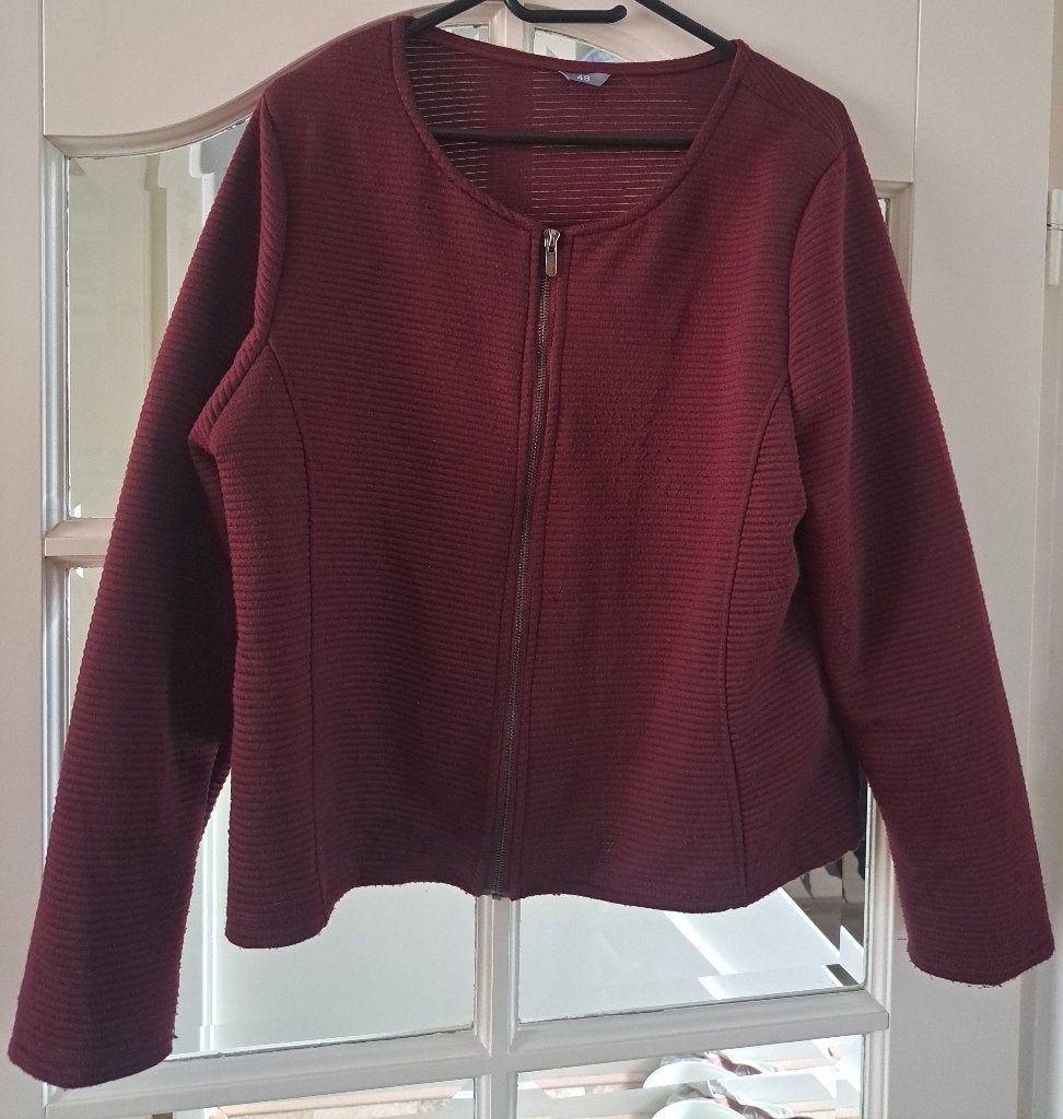 Zeeman vest rood maat 48, Kleding | Dames, Zeeman, Maat 46/48 (XL) of groter, Ophalen of Verzenden, Gedragen