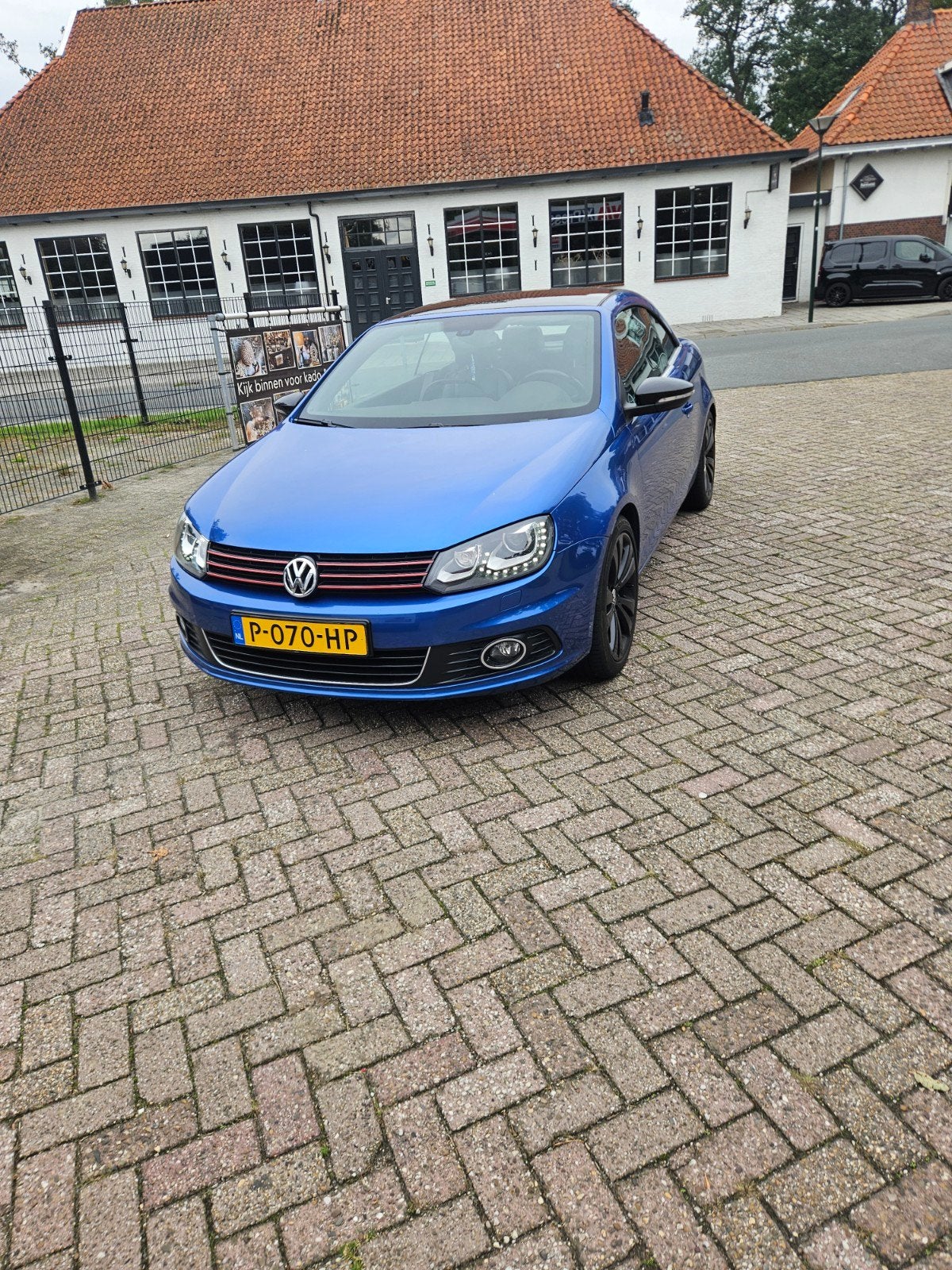 Volkswagen Eos sport en style 2.0 Blauw 230 pk!, Auto's, Voorwielaandrijving, 4 cilinders, 14 km/l, Handgeschakeld
