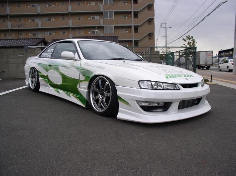 Uras Type-2 bodykit bumper skirt - Nissan 200sx S14a, Auto diversen, Ophalen of Verzenden