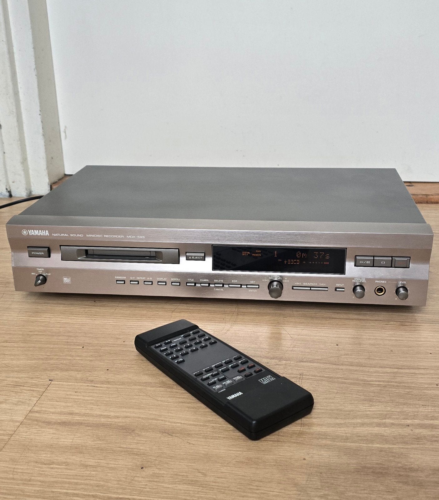 Yamaha MDX-595 Minidisc Recorder met afstandsbediening, Ophalen of Verzenden
