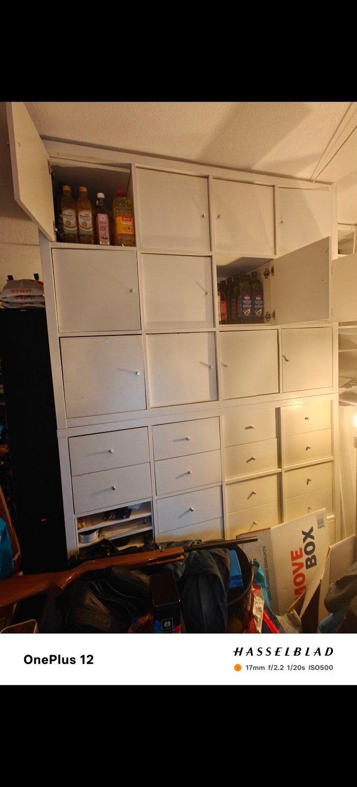 Witte Kallax kasten met deuren. 4x4 en 4x3, Huis en Inrichting, Ophalen, Gebruikt