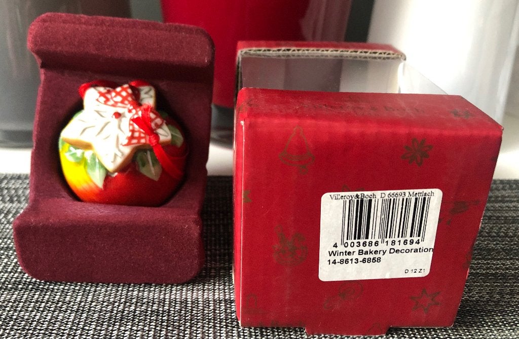 Villeroy & Boch Winter Bakery Decoration - appel, Ophalen of Verzenden, Nieuw