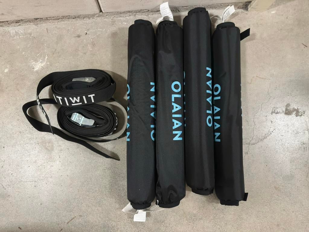 Surfboard dakdrager schuimrollers + spanbanden olaian itiwit, Ophalen of Verzenden, Nieuw