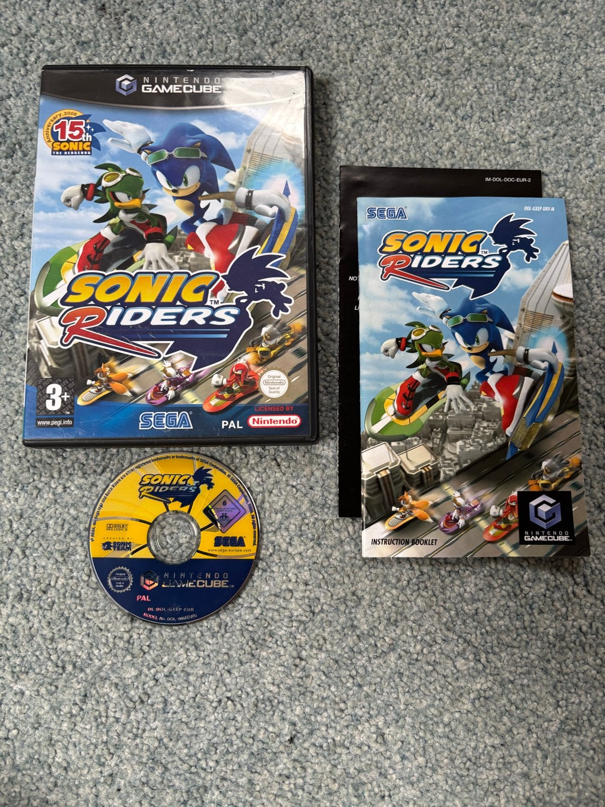 Sonic Riders - Nintendo GameCube (PAL) - Compleet, Nintendo, 2 spelers, Ophalen of Verzenden, Zo goed als nieuw