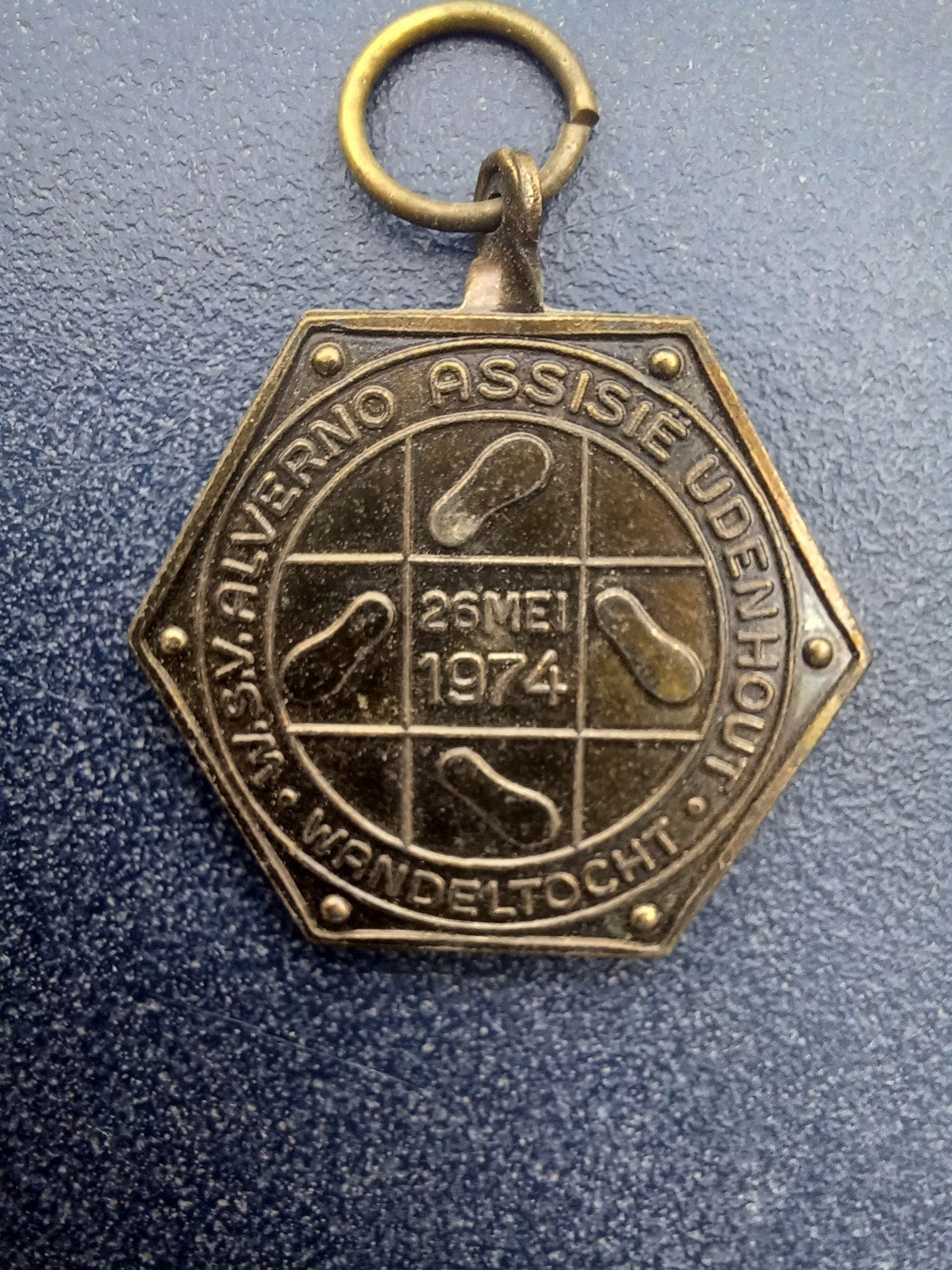 Medaille WSV Alverno Assisië Udenhout 1974, Ophalen of Verzenden, Overige materialen, Nederland