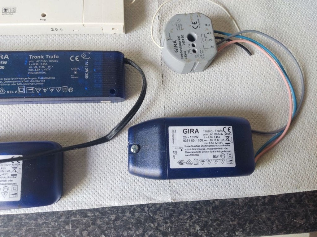 Gira dimmers voor draadloze (funk) bus, Ophalen of Verzenden, Gebruikt, Schakelaar