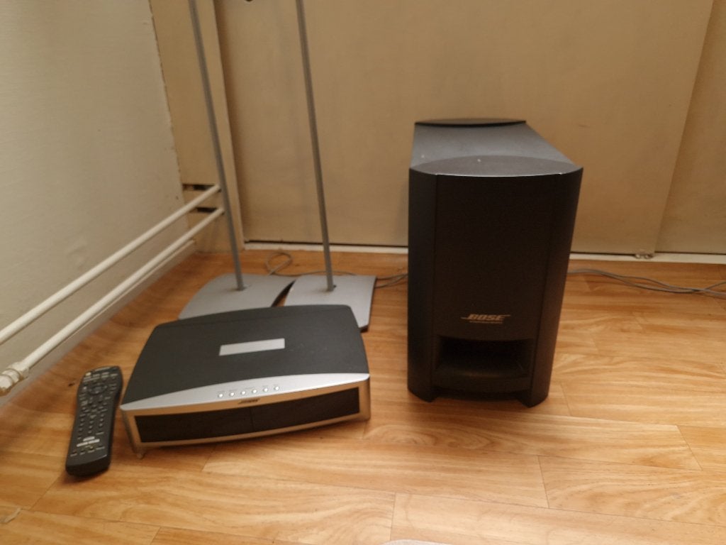 Bose 3-2-1 GSX Series II set, Gebruikt, 2.1-systeem, 70 watt of meer, Dvd-speler