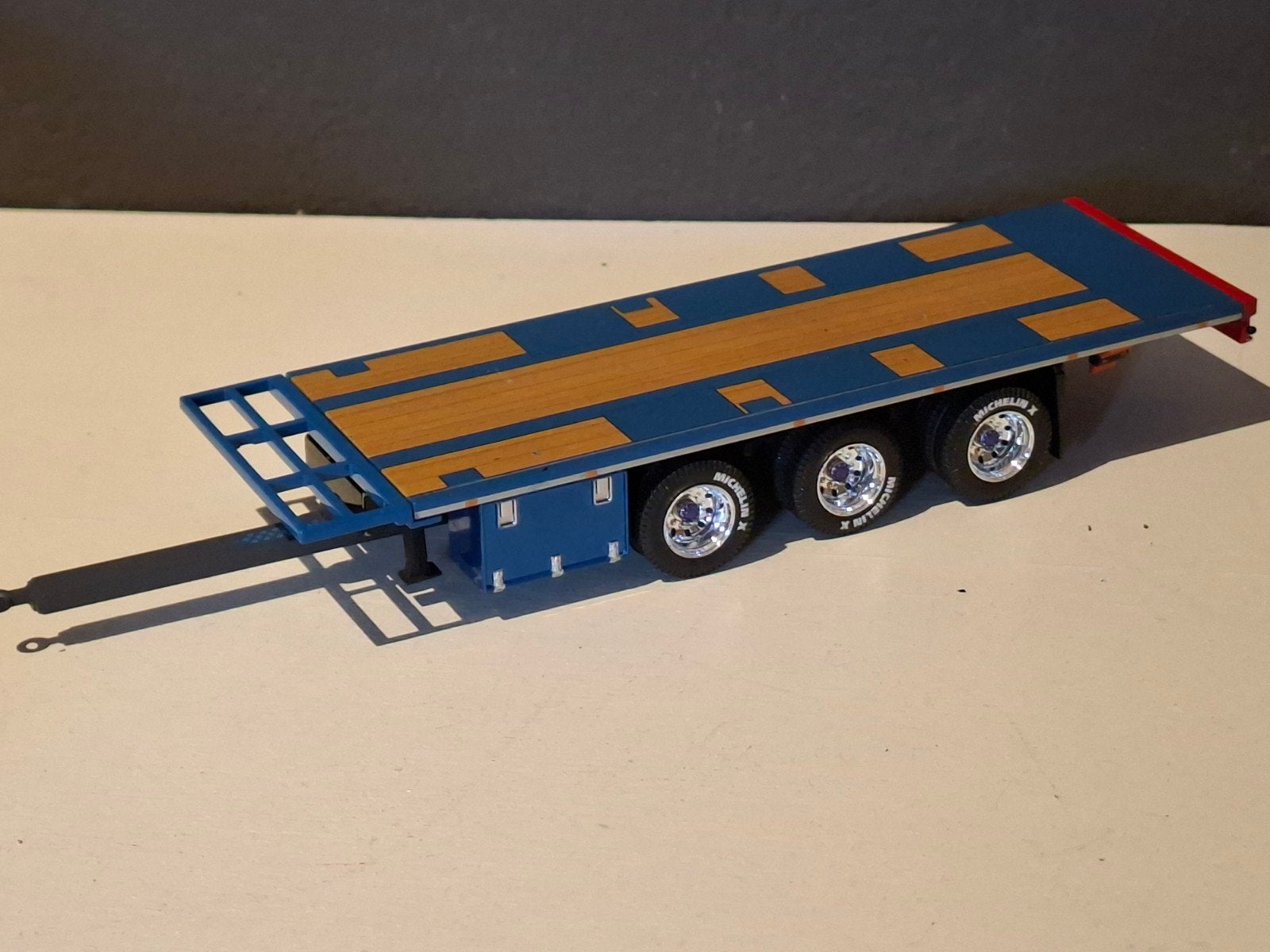 Tekno vlakke aanhanger, Ophalen of Verzenden, Gebruikt, Bus of Vrachtwagen, Tekno