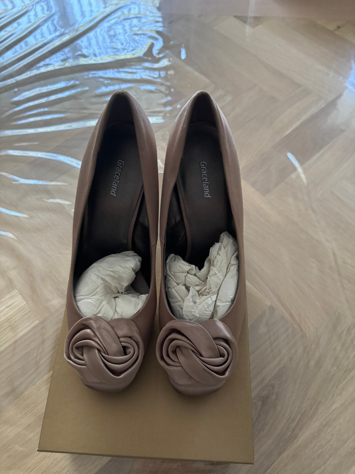 Graceland high heels 40, Ophalen, Nieuw, Beige