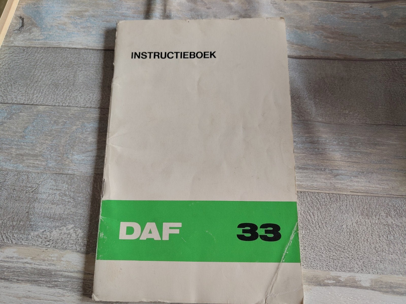 Originele handleiding / instructieboekje DAF 33, Auto diversen, Ophalen of Verzenden