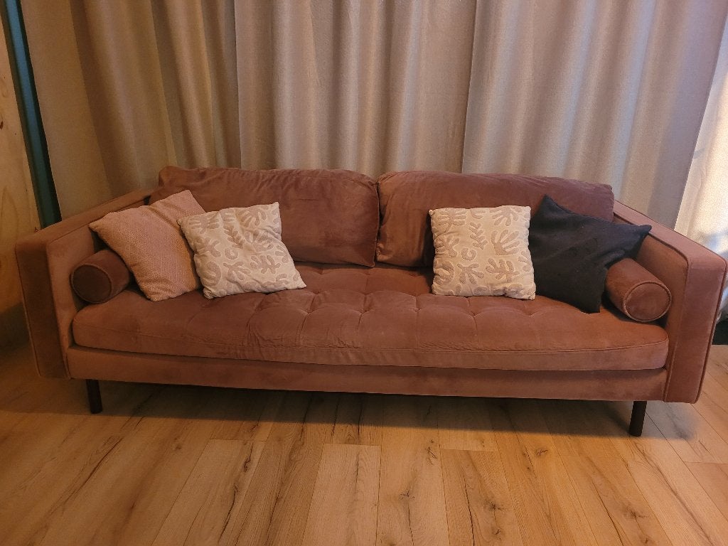 Bank - gratis af te halen, Huis en Inrichting, Ophalen, Gebruikt, Driepersoons, 75 tot 100 cm