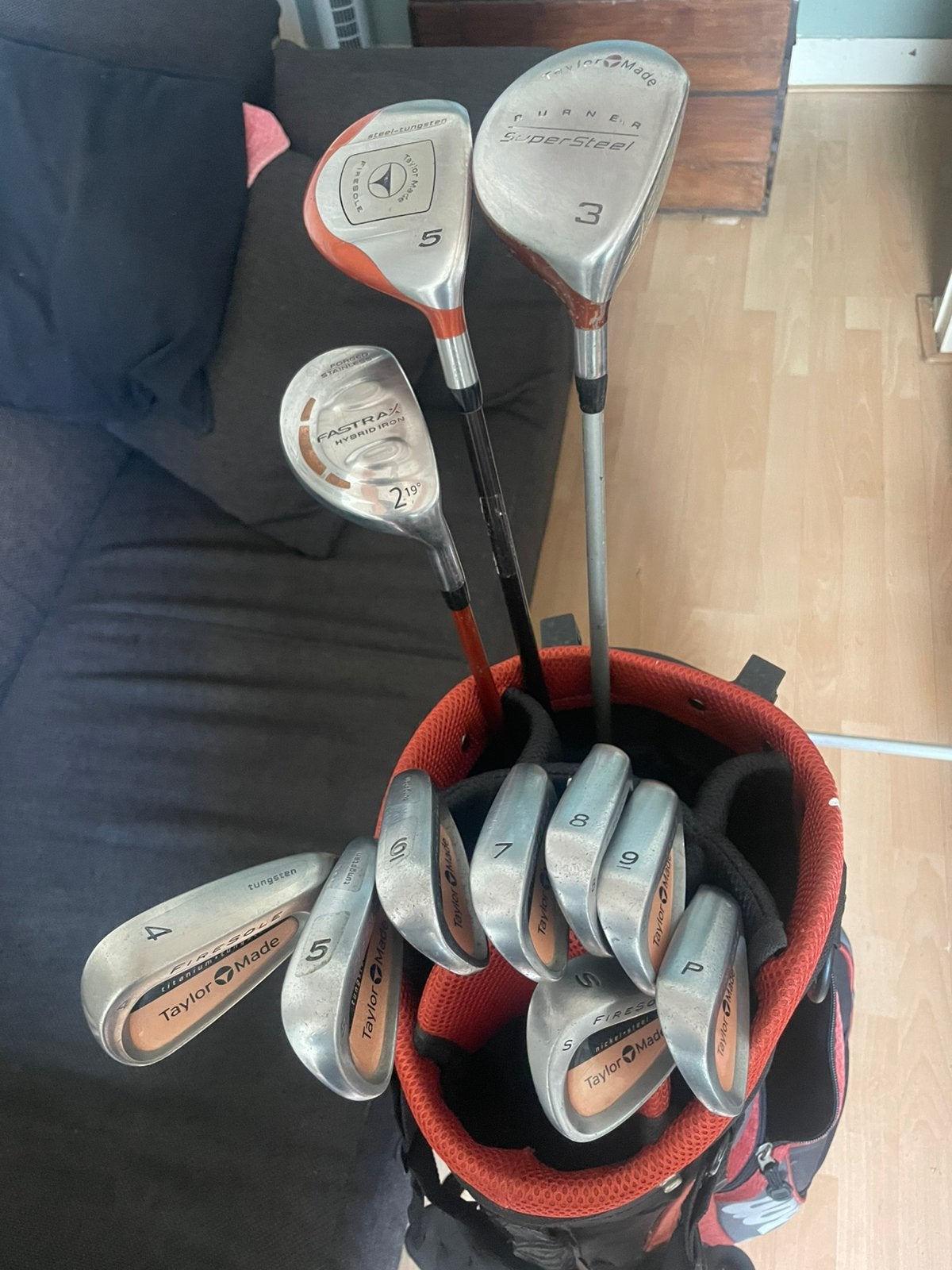 TaylorMade golfset met cartbag, Sport en Fitness, Golf, Ophalen of Verzenden, Zo goed als nieuw, Set