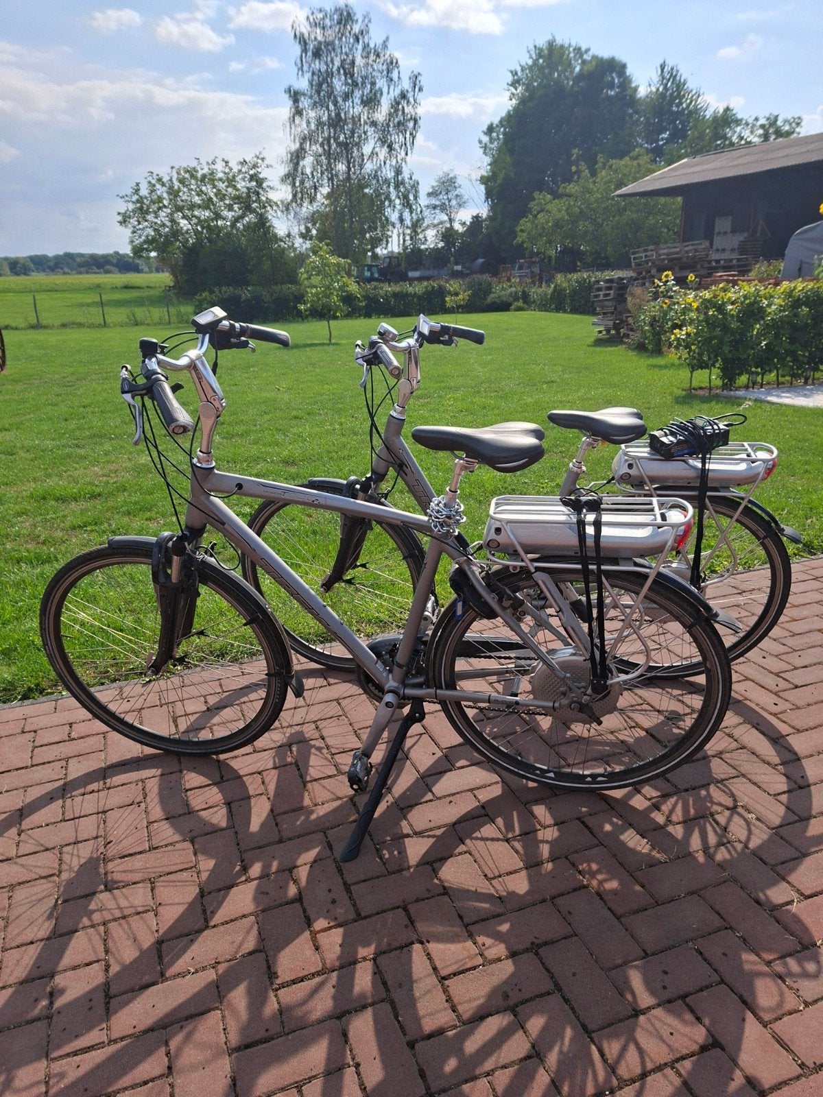 Electrische fiets dames en heren model, Fietsen en Brommers, Elektrische fietsen, Ophalen of Verzenden, Gebruikt, Overige merken