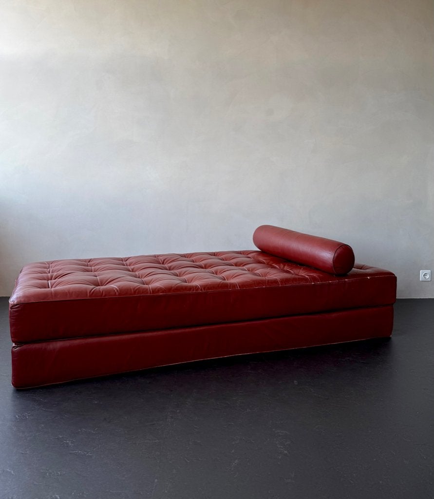 Daybed - Martin Visser - BR27 - Leer - Vintage - 1971, Ophalen, Gebruikt, 90 cm, Bruin