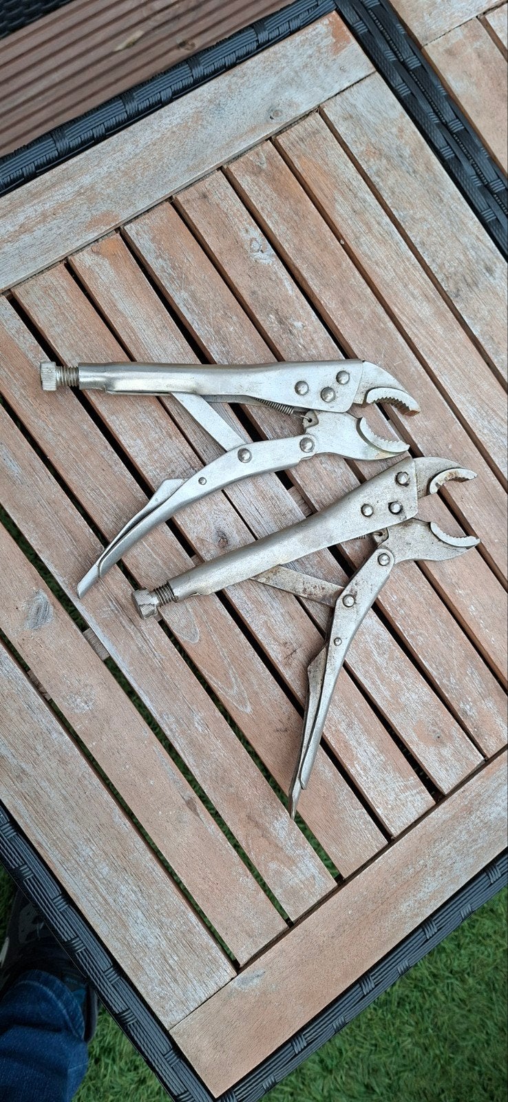 Twee gebruikte griptangen - 10R en 10WR, Ophalen of Verzenden, Gebruikt, Tang, Overige merken